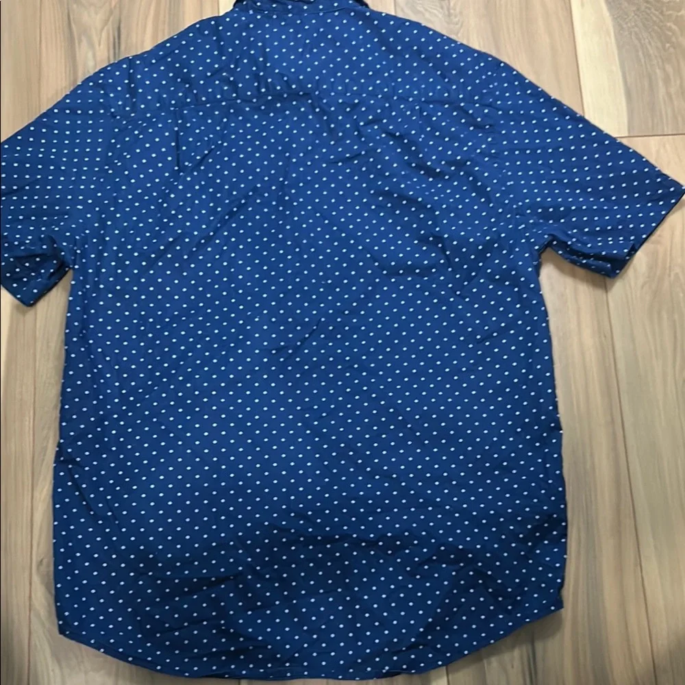 St. John's Bay Blue Casual Button Down Shirt